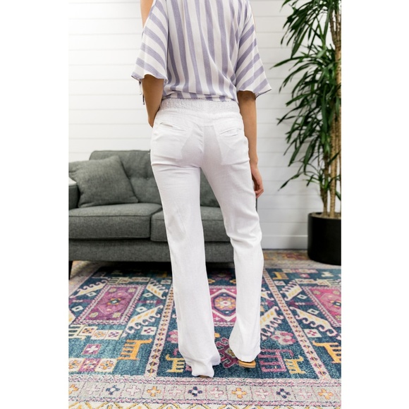 I'm On Vacation Linen Pants 2XL - Picture 2 of 4